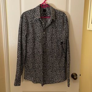 Mens long sleeve, slim fit button down